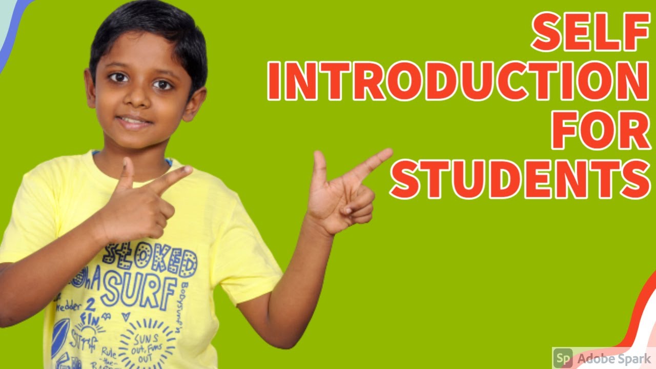 self introduction for students in school speech