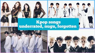 Kpop songs - underrated, nugu, forgotten - do you know these songs?