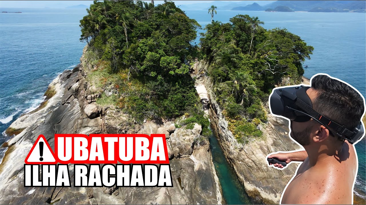 UBATUBA – Ilha Rachada Lugar paradisíaco onde quase perdi meu DJI Neo 2 😱
