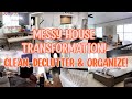 MESSY HOUSE TRANSFORMATION! CLEAN DECLUTTER &amp; ORGANIZE WITH ME! EXTREME CLEANING MOTIVATION 2023!