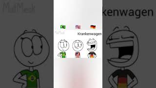 Português Inglês E Alemão Vídeo Engraçado Brasil Estados Unidos E Alemanha 