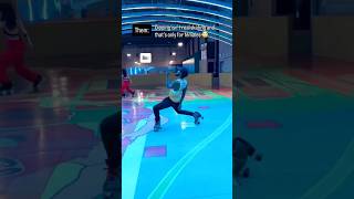 I guess I’m just doing lunges and working out in style then 😂#skate #rollerskating #wifaskates