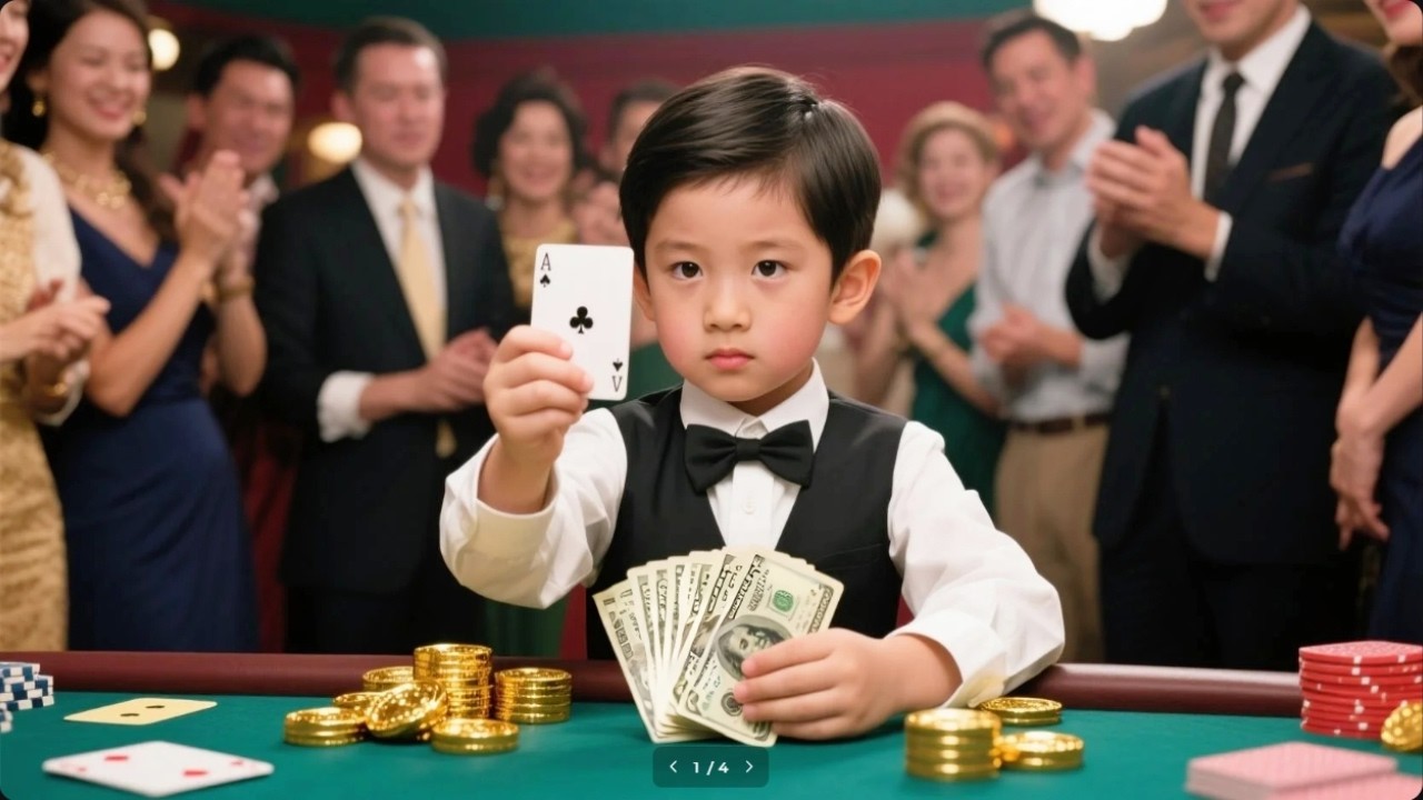 7-летний мальчик,гений азартных игр, учится лучшим навыкам на первый взгляд, выигрывает сотни тысяч!