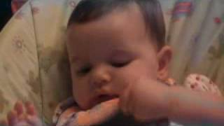 Ella's First Try at Solid Food, Pt 2