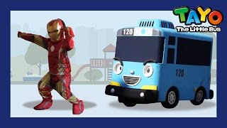 Where are you daddy? with a little Iron Man l Tayo in Real Life #13 l Tayo the Little Bus