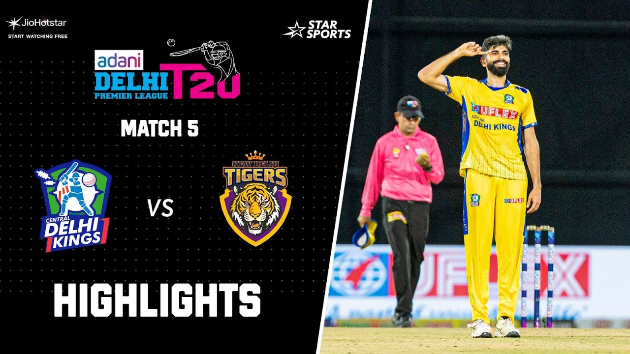 Money Grewal powers Central Delhi Kings to 9-wicket win | #DelhiPremierLeagueT20