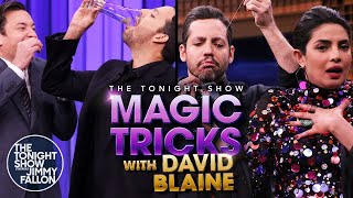 Tonight Show Magic Tricks with David Blaine