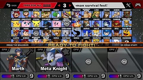 Super Smash Flash 2 - v1.3 Battle #122 Marth vs Meta Knight