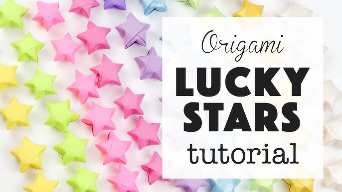 Pearlescent Twinkle Stars Origami Lucky Star Paper Strips Star