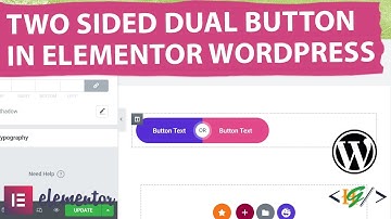 How To Add Dual Button Widget Of Happy Addons for Elementor Plugin in WordPress