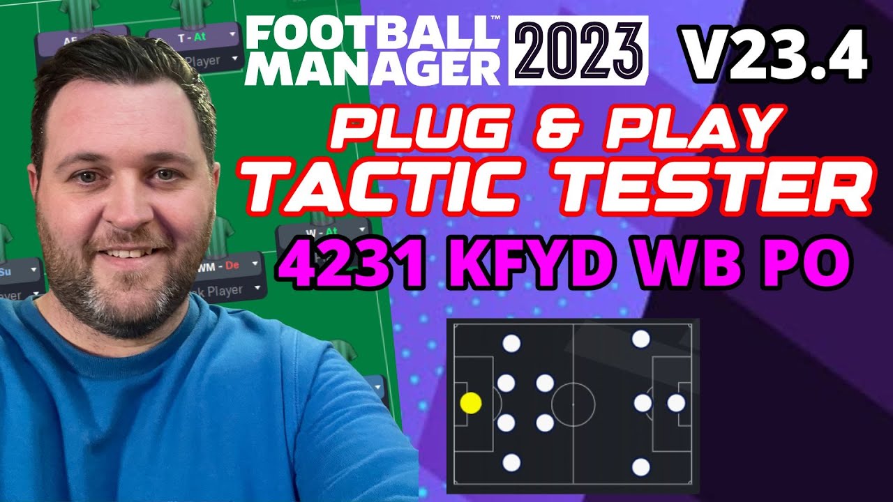 Plug and Play Tactic Tester 4231 KFYD WB PO FM23.4 Football