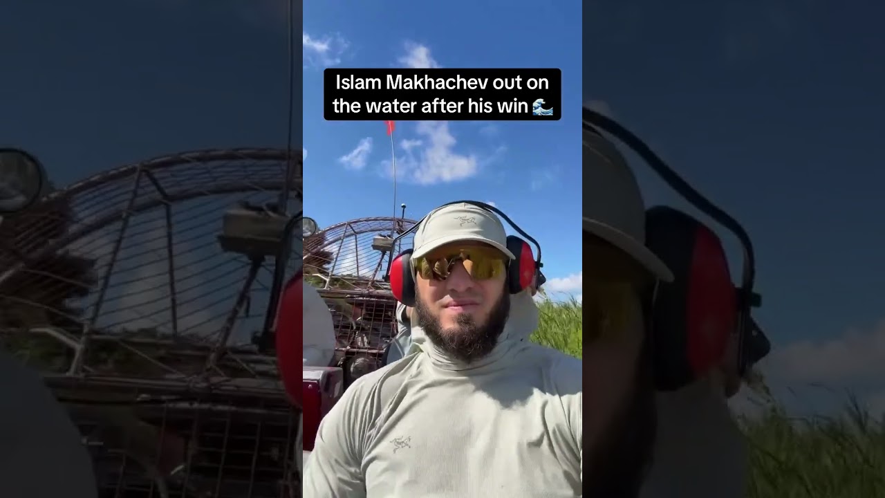 The champ is adventurous 😂 (via @islam_makhachev/IG)