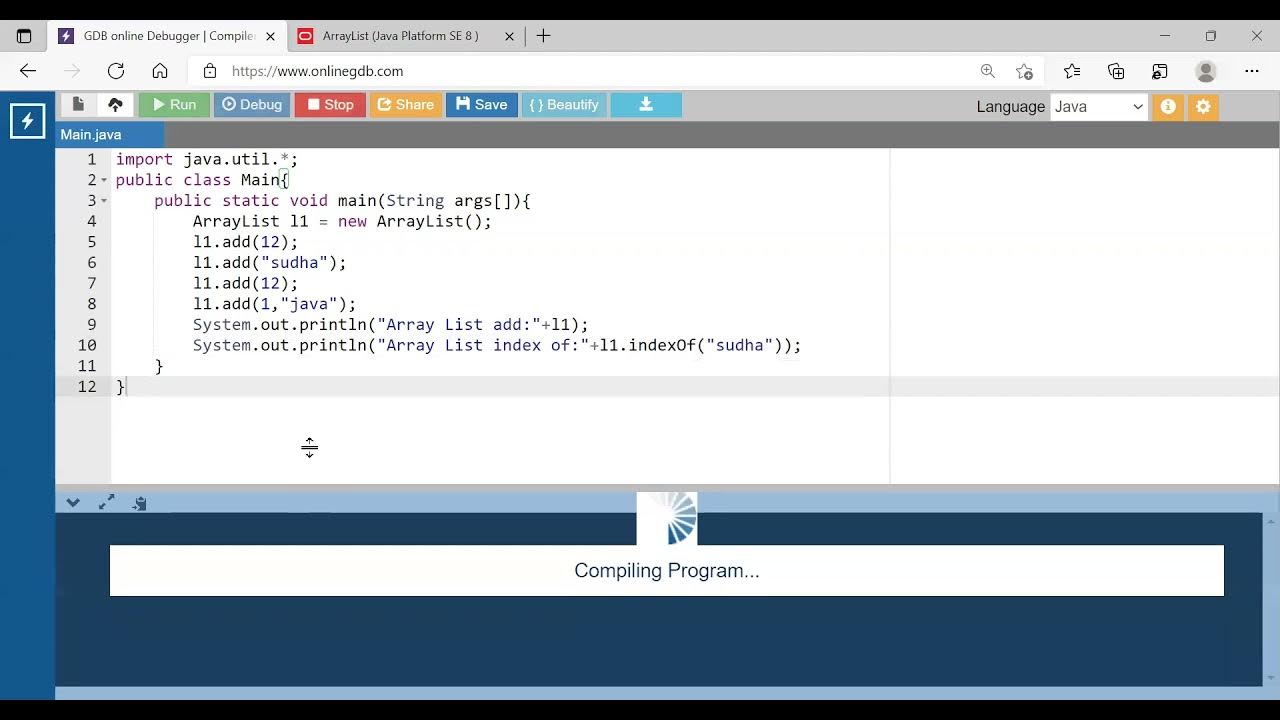 #123 | ArrayList | Creation of ArrayList and its methods - YouTube image.