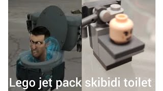 Lego Jet pack skibidi toilet