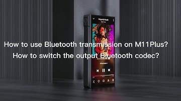 How to use the M11 Plus as a Bluetooth transmitter?