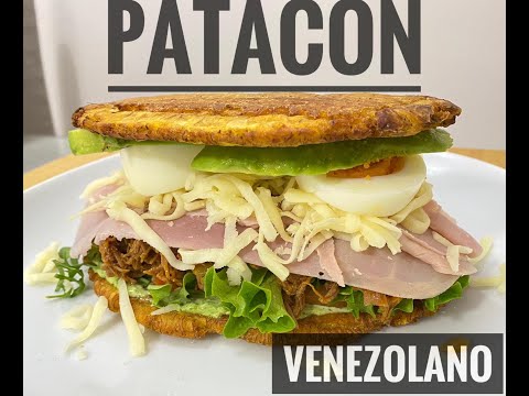 Como hacer patacones venezolanos brutales (patacón relleno) | La Osadía -  YouTube