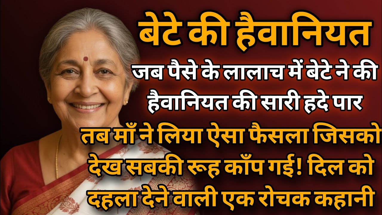  बेटे की हैवानियत | Motivational Story | Sad Moral |Hindi Kahani | Suvichar | Man ki Kahaniya 💟