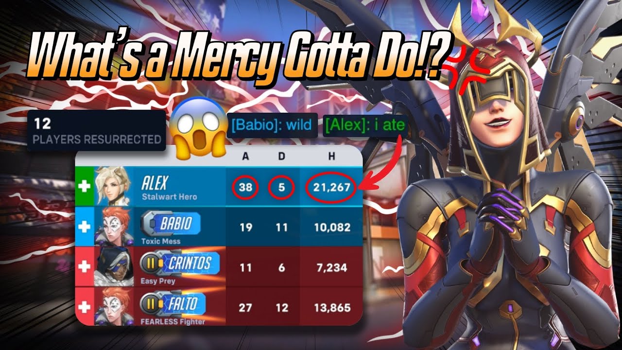 What's a Mercy Gotta Do!? 😱 - Mercy Gameplay & Commentary - Overwatch 2 (Season 20)