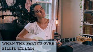 Video thumbnail of "When The Party's Over / Billie Eilish acoustic cover (Bailey Rushlow)"