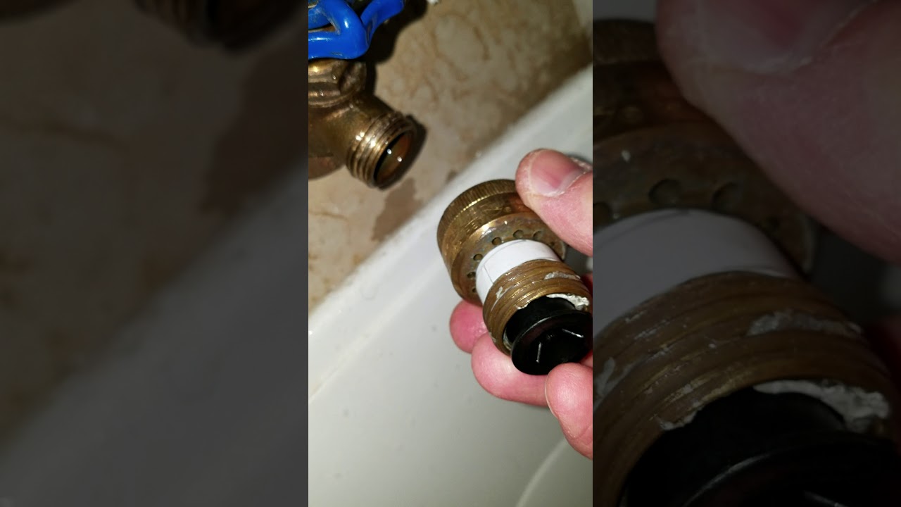 Faucet Backflow Preventer Removal Youtube