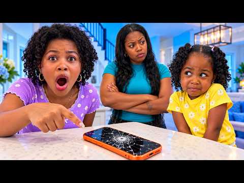 Little Sister DESTROYS Big Sister New Iphone