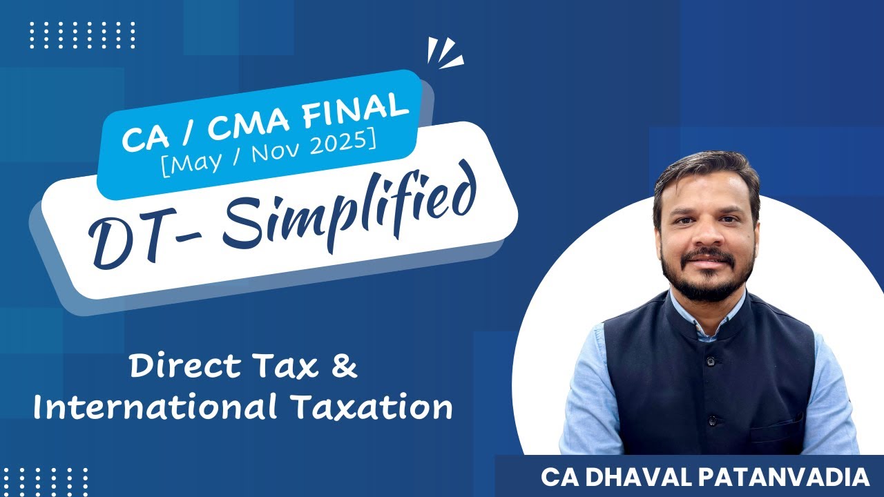 02_PGBP_01 || CA FINAL || DIRECT TAXATION || MAY - NOV 2025 - YouTube