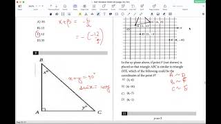 Oct 2020 US SAT Math No Cal Section SOLVED