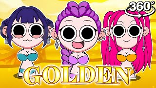 SPRUNKI HUNTRIX GOLDEN React In 360! | Kpop Demons Hunters