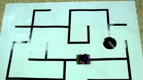line maze Robot v1 - Tree structure maze