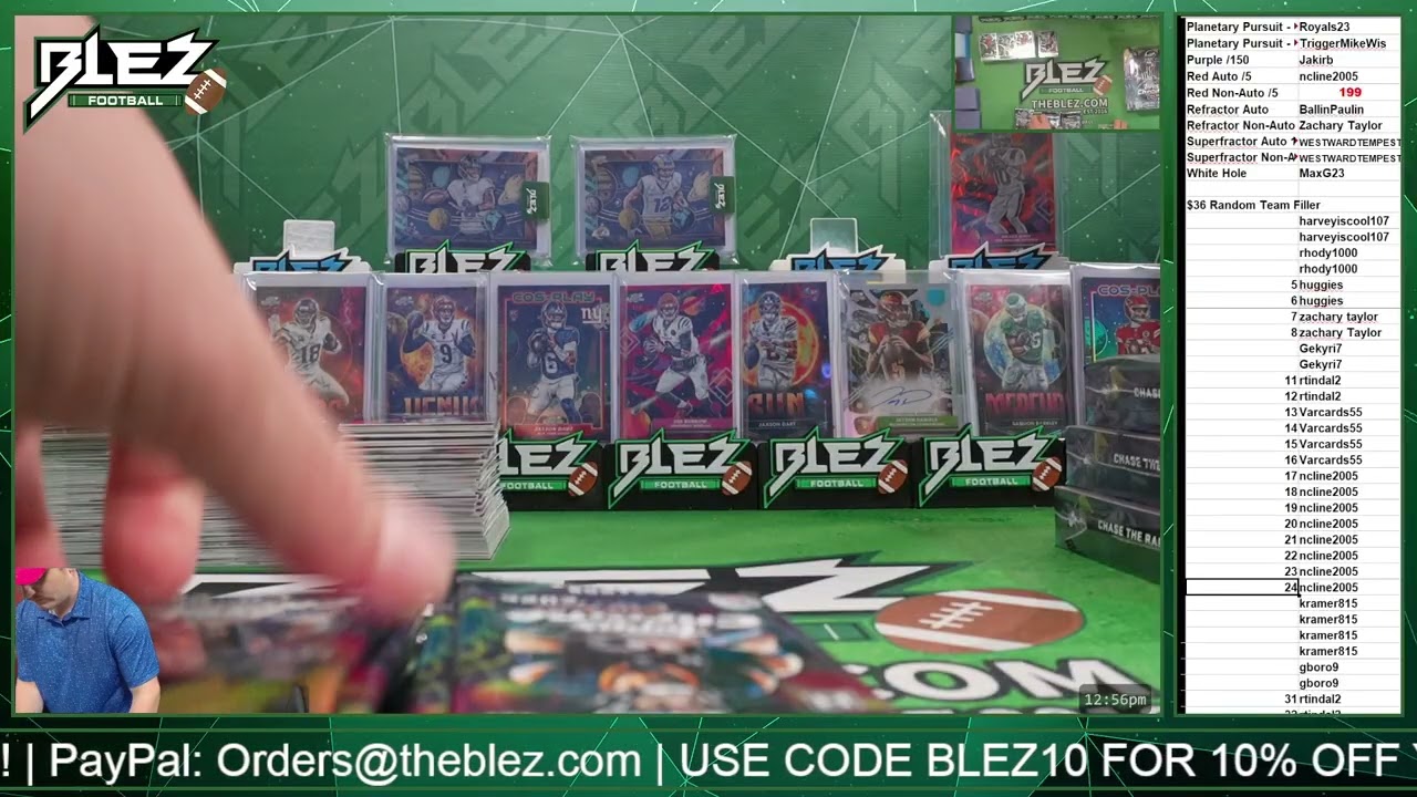 2025 Topps Cosmic Chrome Hobby PYC #02 8 Box Full Case NFL Pick