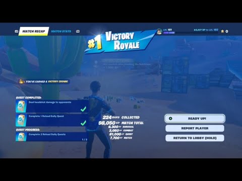 I got a win in Fortnite Reload! - YouTube