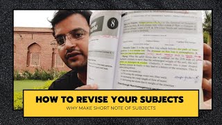 HOW TO REVISE YOUR SUBJECTS BY ER. RAJ SHARMA