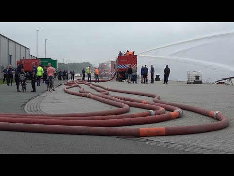 Delfzijl - Capaciteitstest brandweer veiligheidsregio Groningen