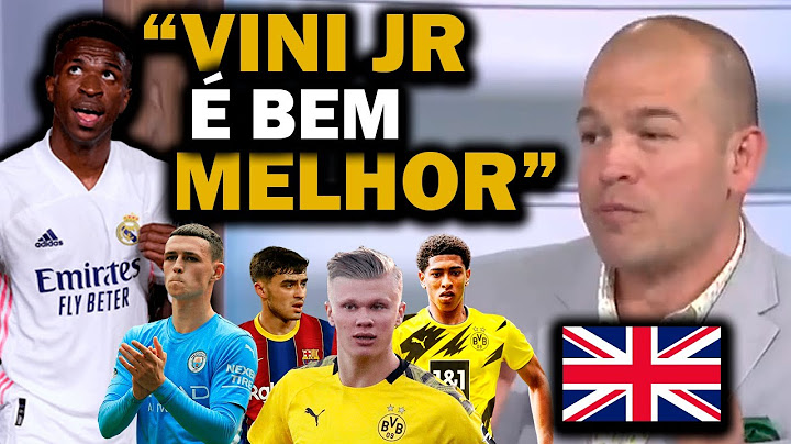INGLESES FALAM SOBRE VINI JR EM COMPARAÇÃO COM OUTROS JOVENS!