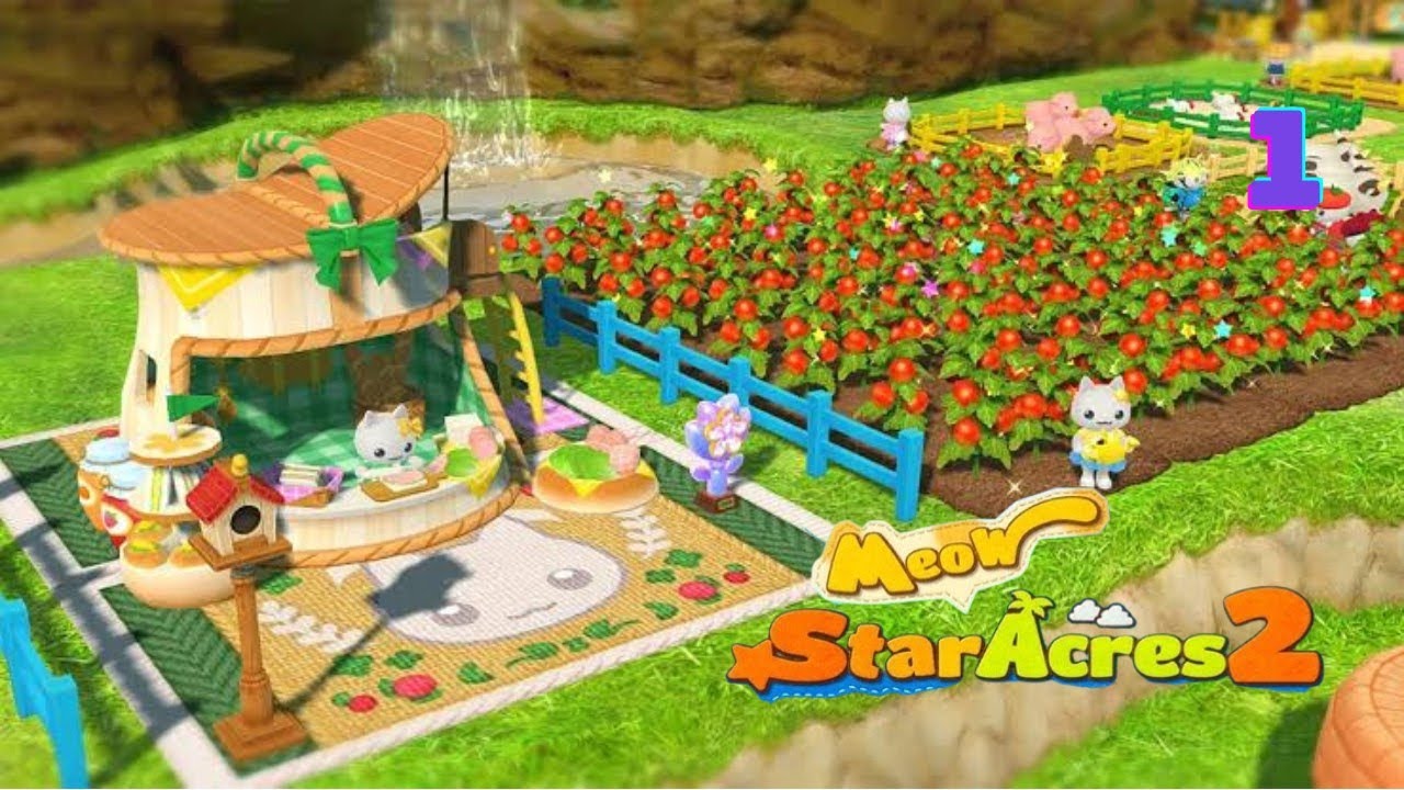 Meow Star Acres 2 - Mobile Gameplay Walkthrough Part 1 (Android/iOS)