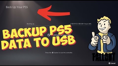 How To Backup Your PS5 Games/Save Data To USB Drive 2021 - (Quickest Way!)