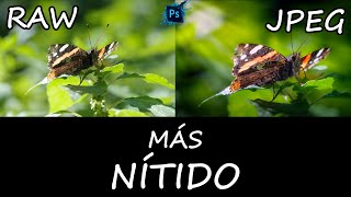 Máxima nitidez y Detalle en tus fotos con Camera Raw y Photoshop