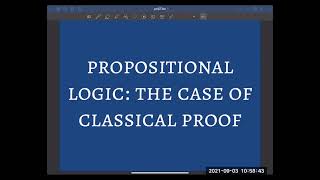 Greg Restall, Proofs and Models in Philosophical Logic, (BLC 2021) Guide