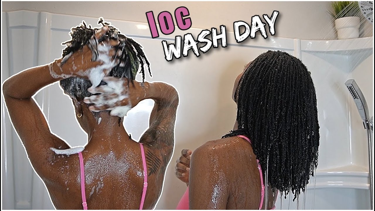 my simple loc wash day routine | Keke J. - YouTube