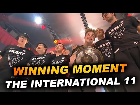 Видео: WINNER MOMENT & INTERVIEW on TI11 - The International 2022 Dota 2