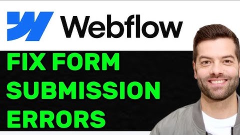 NEW! How to Fix Webflow Form Submission Errors In 2025! (FULL GUIDE)