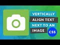 How to Vertically Align Text Next to an Image | HTML & CSS (Quick Tutorial)