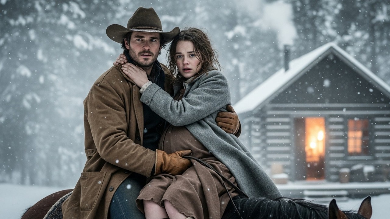 She Collapsed In The Snow Pregnant And Alone, The Cowboy Carried Her Home And Delivered Her Baby