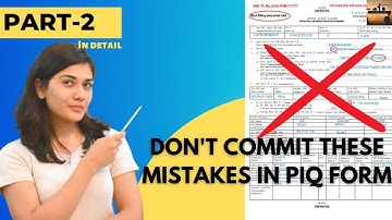 PIQ Form in detail CDS\AFCAT\NDA  in 2022  | How to fill PIQ Form in SSB | Best way to fill PIQ FORM