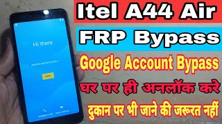 Itel A44 Air (L5502) Frp Bypass Without PC | itel A44 Air Google Account Bypass By A2z Salution 2021