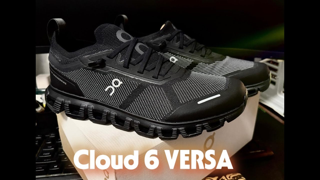 Onboxing of On Cloud 6 Versa Black/Eclipse - YouTube