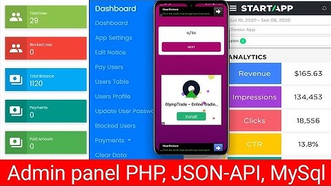 New PHP Admin panel, Bangla tutorial,login online,mysql database table,php Admin Panel,Income BD