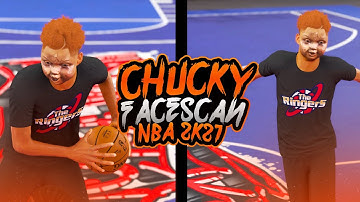 NBA 2K21 CHUCKY FACE SCAN! CHEESY CHUCKY FACE CREATION! LOOK LIKE COMP IN THE PARK 😳😈