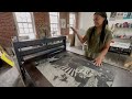 Chloe alexander printmaker and artist in residence for master prints studio visit