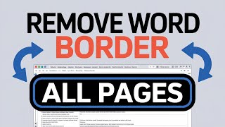 Celebrity How To Remove Border From All Pages In Word Profile